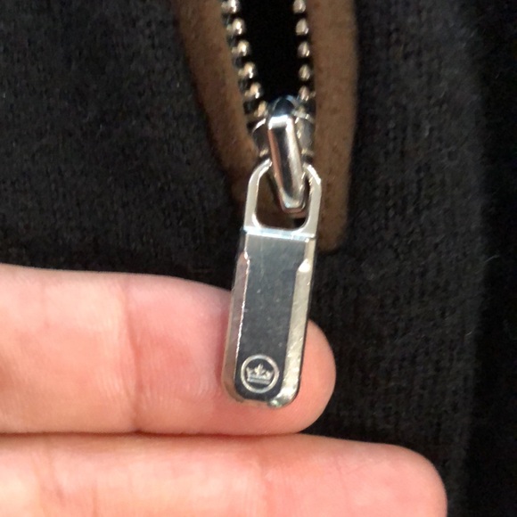 PETER MILLAR ‘Autumn Crest’ Merino Wool & Lyocell 1/4 Zip Sweater - Picture 4 of 9